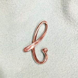 Tiffany and Co. Paloma Picasso cursive B pendant